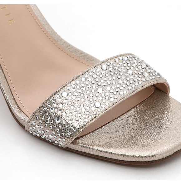 KELLY & KATIE Caital Sandal Light Gold Rhinestones 8.5 - Picture 11 of 11